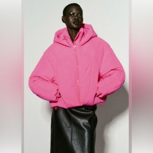 Zara Oversized Fuscia Jacket